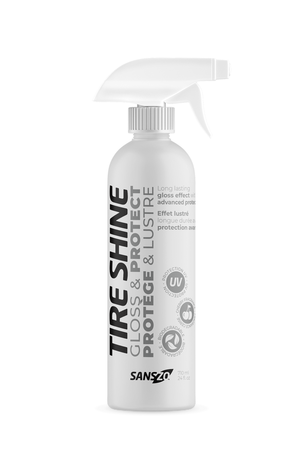 Sanszo Tire Shine – Water-Based Tire & Trim Protector (700ml) - Ssuction