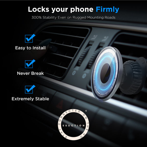 Clip & Hook Mounting - Car Phone Holder Bundle - Ssuction
